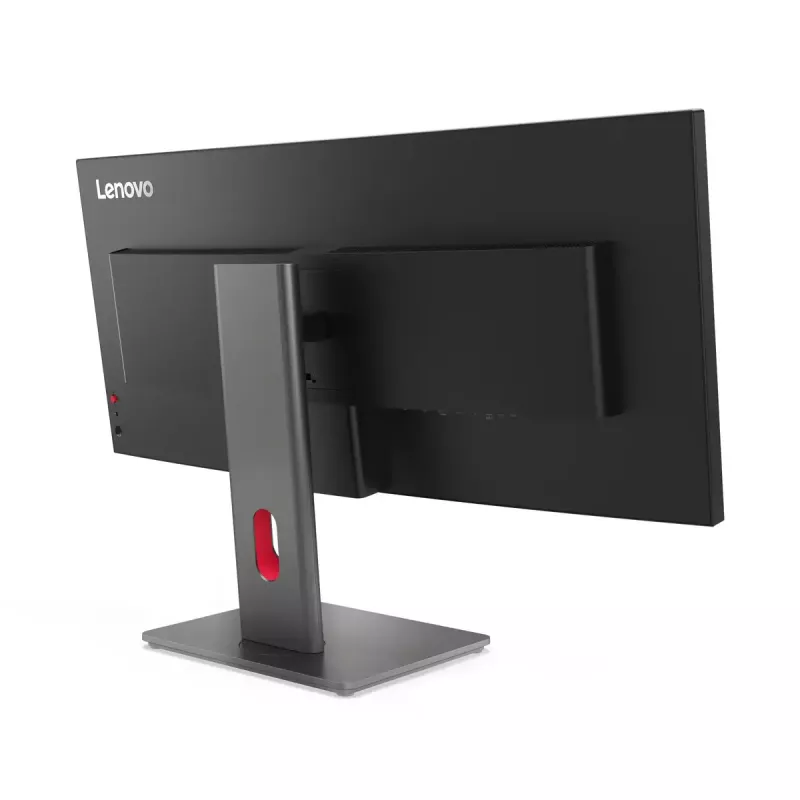 Monitorius Lenovo ThinkVision P34WD-40 34 colių (86,4 cm) lenktas IPS 3440×1440 WQHD 6 ms USB-C, garsiakalbiai, VESA, juodas