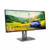 Monitorius Lenovo ThinkVision P34WD-40 34 colių (86,4 cm) lenktas IPS 3440×1440 WQHD 6 ms USB-C, garsiakalbiai, VESA, juodas