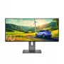 Monitorius Lenovo ThinkVision P34WD-40 34 colių (86,4 cm) lenktas IPS 3440×1440 WQHD 6 ms USB-C, garsiakalbiai, VESA, juodas