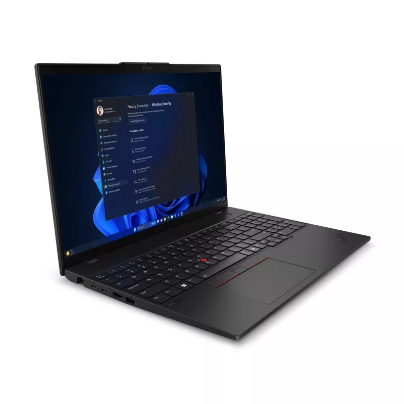 Lenovo ThinkPad L16 Gen 1 (Intel) Intel Core Ultra 5 125U nešiojamas kompiuteris 40,6 cm (16 colių) WUXGA 16 GB DDR5-SDRAM 512 GB SSD Wi-Fi 6E (802.11ax) Windows 11 Pro Nordic Black