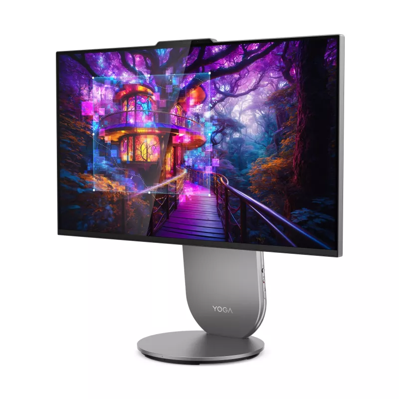 Lenovo Yoga AIO 27IAH10 All-in-One kompiuteris 27 col. QHD Intel Core Ultra 7 16 GB 1 TB SSD Windows 11 Home pilka