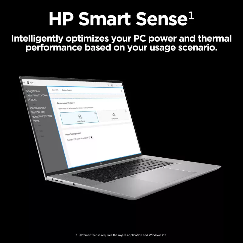HP ZBook Studio G11 Intel Core Ultra 7 155H 40,6 cm (16 colių) WUXGA 32 GB DDR5-SDRAM NVIDIA RTX 2000 Ada Wi-Fi 7 (802.11be) Windows 11 Pro AI darbo stotis, AI asmeninis kompiuteris