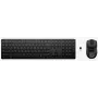Klaviatūros ir pelės rinkinys HP 495C – belaidė pilno dydžio klaviatūra, kelių įrenginių pelė, USB/RF/Bluetooth, juoda