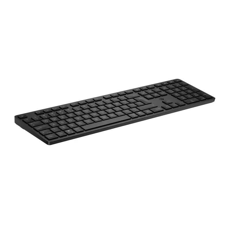 HP 495K belaidė klaviatūra, daugiaprietaisė, dviejų režimų, pilno dydžio (100%), USB + Bluetooth, juoda