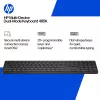 HP 495K belaidė klaviatūra, daugiaprietaisė, dviejų režimų, pilno dydžio (100%), USB + Bluetooth, juoda