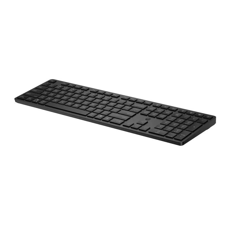 HP 495K belaidė klaviatūra, daugiaprietaisė, dviejų režimų, pilno dydžio (100%), USB + Bluetooth, juoda