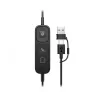 HP Poly Mission 615 monofoninė ausinė su USB laidu, 117,5 g, juoda