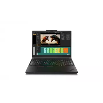 Nešiojamas kompiuteris Lenovo ThinkPad P16 Gen 3 Intel Core Ultra 9 275HX 40,6 cm (16 colių) WQUXGA 64 GB DDR5-SDRAM 1 TB SSD NVIDIA RTX PRO 3000 Blackwell Wi-Fi 7 (802.11be) Windows 11 Pro Juoda