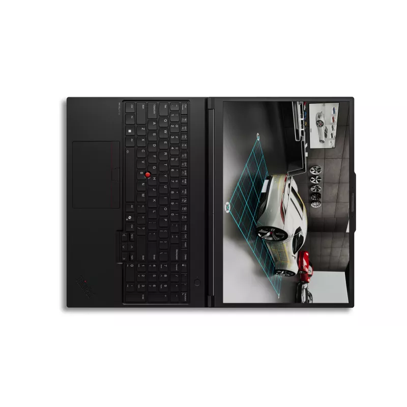 Nešiojamas kompiuteris Lenovo ThinkPad P16 Gen 3 Intel Core Ultra 9 275HX 40,6 cm (16 colių) WQUXGA 64 GB DDR5-SDRAM 1 TB SSD NVIDIA RTX PRO 3000 Blackwell Wi-Fi 7 (802.11be) Windows 11 Pro Juoda