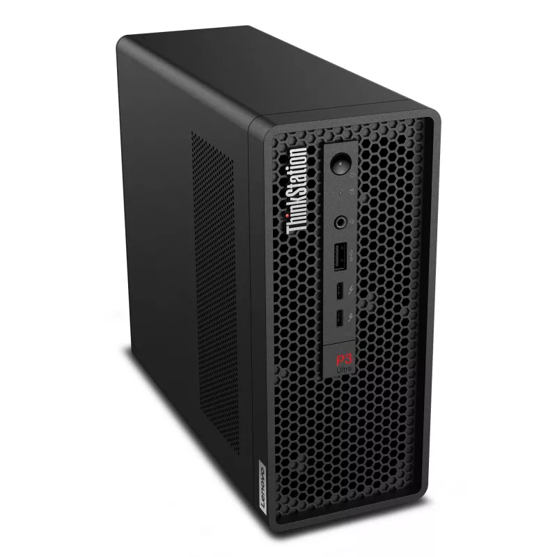 Lenovo ThinkStation P3 Ultra SFF Intel® Core™ i7 i7-14700 32 GB DDR5-SDRAM 512 GB SSD Windows 11 Pro USFF darbo stotis juoda