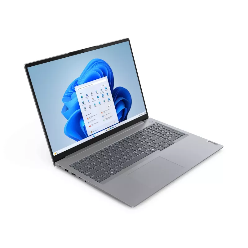 Nešiojamas kompiuteris Lenovo ThinkBook 16 G7 ARP, AMD Ryzen™ 5 7535HS, 40.6 cm (16 inch) WUXGA, 16 GB DDR5, 512 GB SSD, Wi-Fi 6E, Windows 11 Pro, pilka