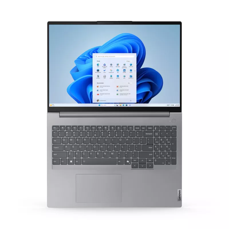 Nešiojamas kompiuteris Lenovo ThinkBook 16 G7 ARP, AMD Ryzen™ 5 7535HS, 40.6 cm (16 inch) WUXGA, 16 GB DDR5, 512 GB SSD, Wi-Fi 6E, Windows 11 Pro, pilka