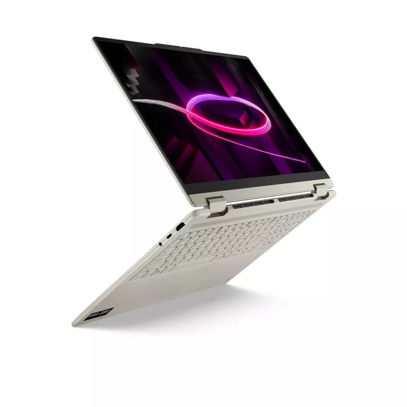 Lenovo Yoga 7 2-in-1 16AGP11 Copilot+ PC AMD Ryzen™ AI 7 445 hibridinis nešiojamas kompiuteris 40,6 cm (16 colių) jutiklinis ekranas WQXGA+ 32 GB LPDDR5x-SDRAM 1 TB SSD Wi-Fi 7 (802.11be) Windows 11 Home Seashell