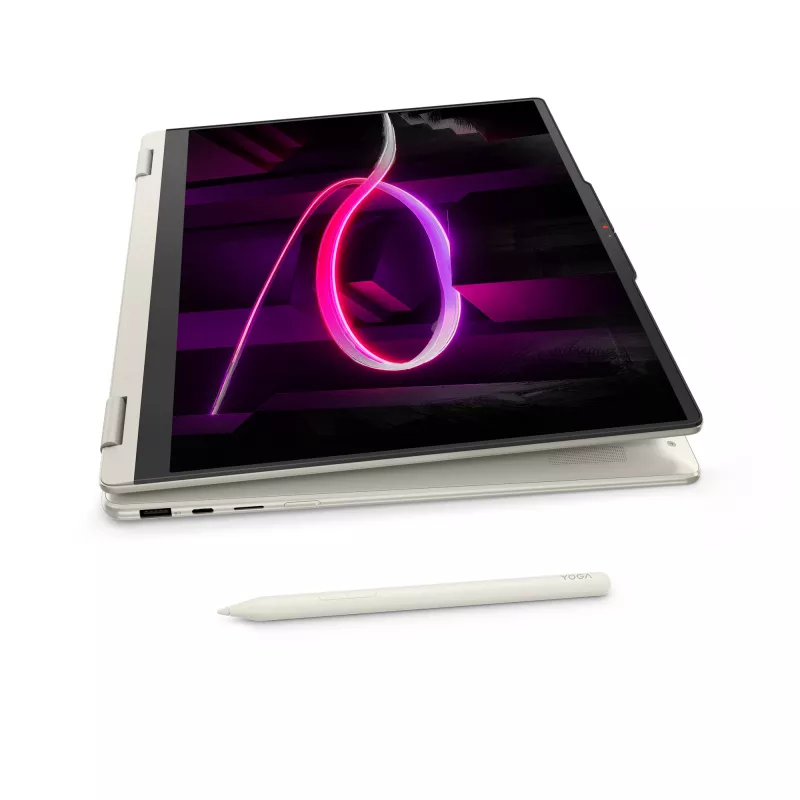 Lenovo Yoga 7 2-in-1 16AGP11 Copilot+ PC AMD Ryzen™ AI 7 445 hibridinis nešiojamas kompiuteris 40,6 cm (16 colių) jutiklinis ekranas WQXGA+ 32 GB LPDDR5x-SDRAM 1 TB SSD Wi-Fi 7 (802.11be) Windows 11 Home Seashell