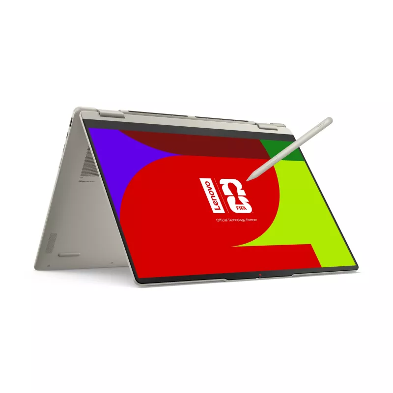 Lenovo Yoga 7 2-in-1 16AGP11 Copilot+ PC AMD Ryzen™ AI 7 445 hibridinis nešiojamas kompiuteris 40,6 cm (16 colių) jutiklinis ekranas WQXGA+ 32 GB LPDDR5x-SDRAM 1 TB SSD Wi-Fi 7 (802.11be) Windows 11 Home Seashell