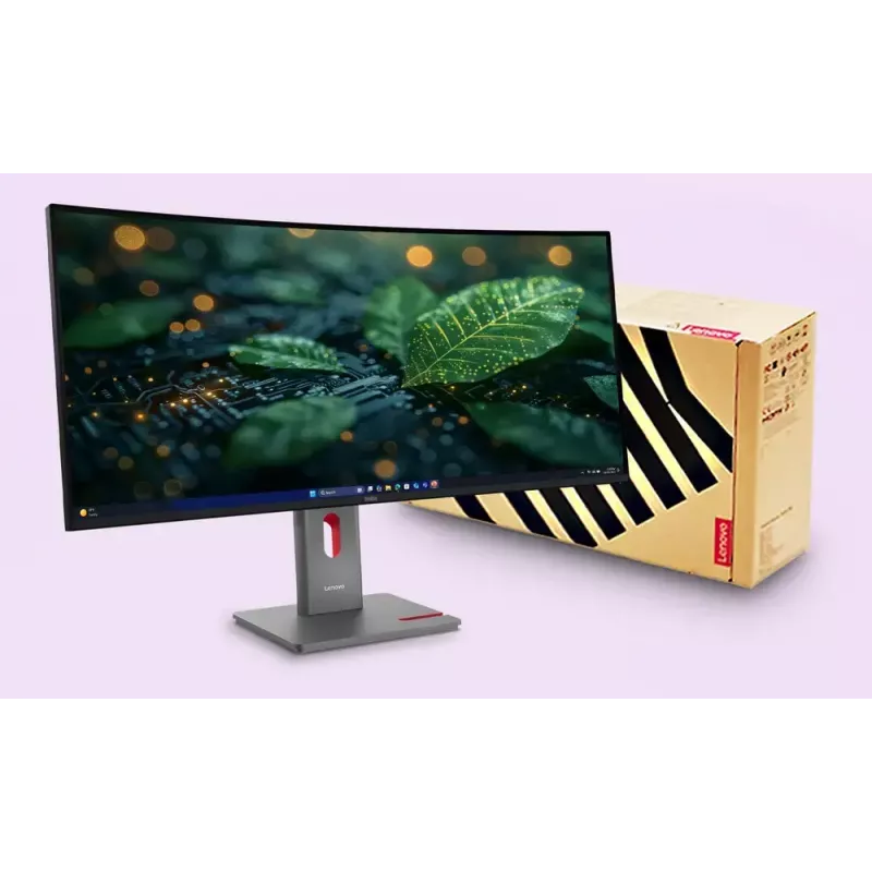 Monitorius Lenovo ThinkVision P40WD-40 39.7 colio WUHD 5120x2160 LCD 21:9 6 ms USB garsiakalbiai Reguliuojamas aukštis VESA