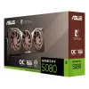 Vaizdo plokštė ASUS GeForce RTX 5080 16 GB GDDR7, PCIe 5.0, 256 bitų, 385×80×151 mm, 3 ventiliatoriai, 16 kontaktų maitinimas