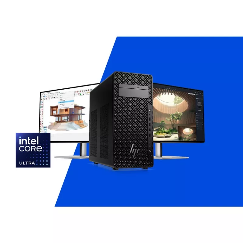 HP Z2 TWR G1i U9285K darbo stotis – Intel Core Ultra 9 285K, 64 GB DDR5, 1 TB SSD, Windows 11 Pro, juoda