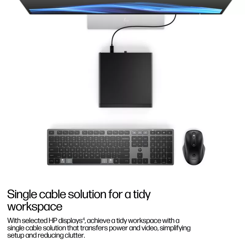 Mini kompiuteris HP EliteDesk 8 Mini G1i AI – Intel Core Ultra 7 265T, 16 GB DDR5, 1 TB SSD, Windows 11 Pro, juodas