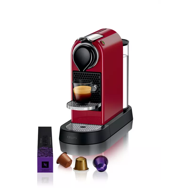 Krups Nespresso XN7415 kavos aparatas kapsulėms 1,2 L raudonas