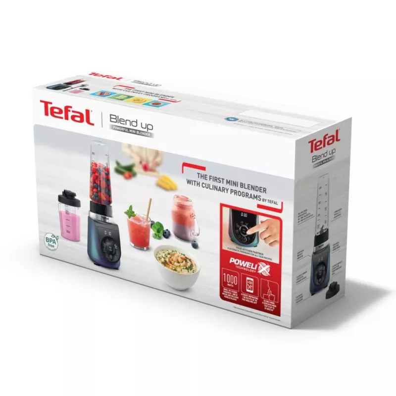 Tefal Blend Up BL19H4F0 stalo trintuvas 0,85 L 1000 W mėlynas, permatomas