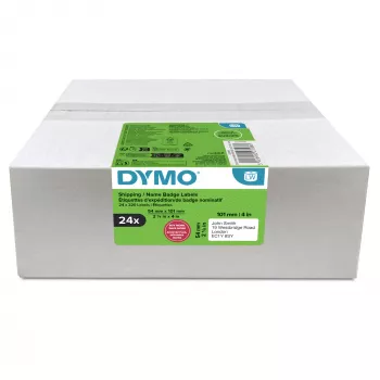 Dymo LabelWriter etikečių ritinėlių pakuotė 101 x 54 mm, baltos popierinės etiketės, 24 ritinėliai (220 etikečių/ritinėlyje)