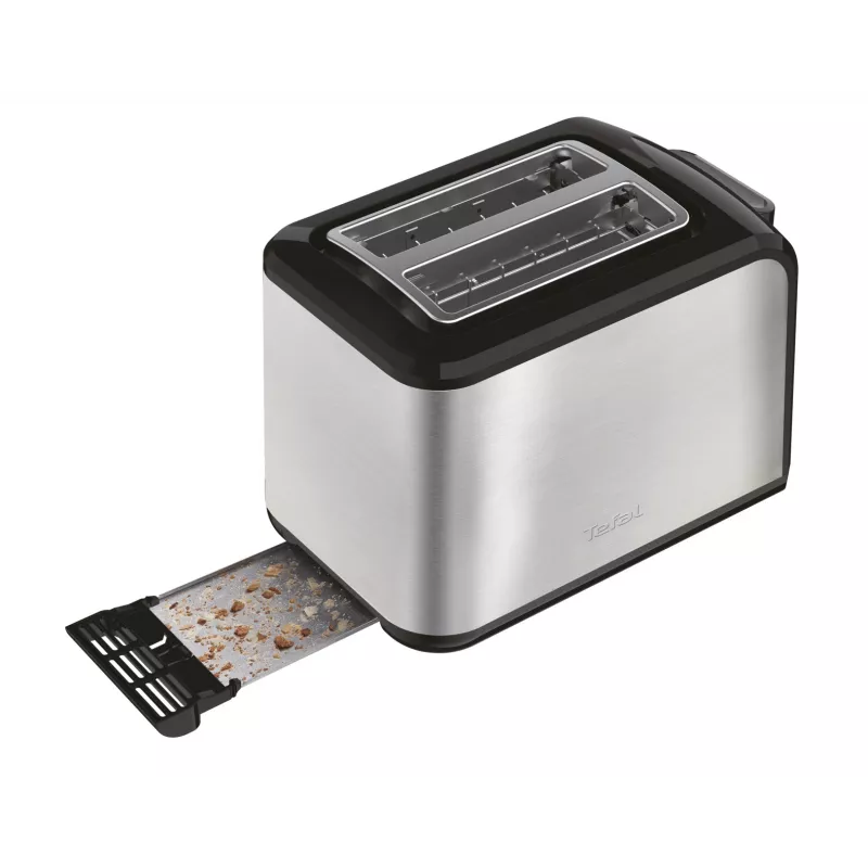 Tefal Express TT410D skrudintuvas 2 griežinėliams 850 W Juoda, Nerūdijantis plienas