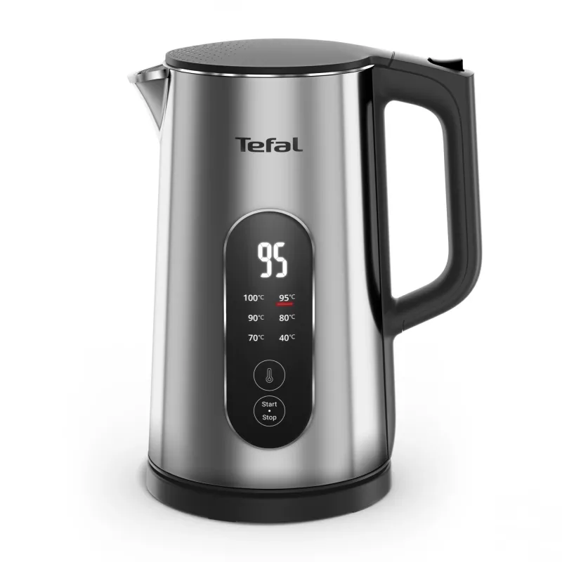 Tefal Selection KI871DE0 elektrinis virdulys 1,7 L 1500 W Juoda, Nerūdijantis plienas