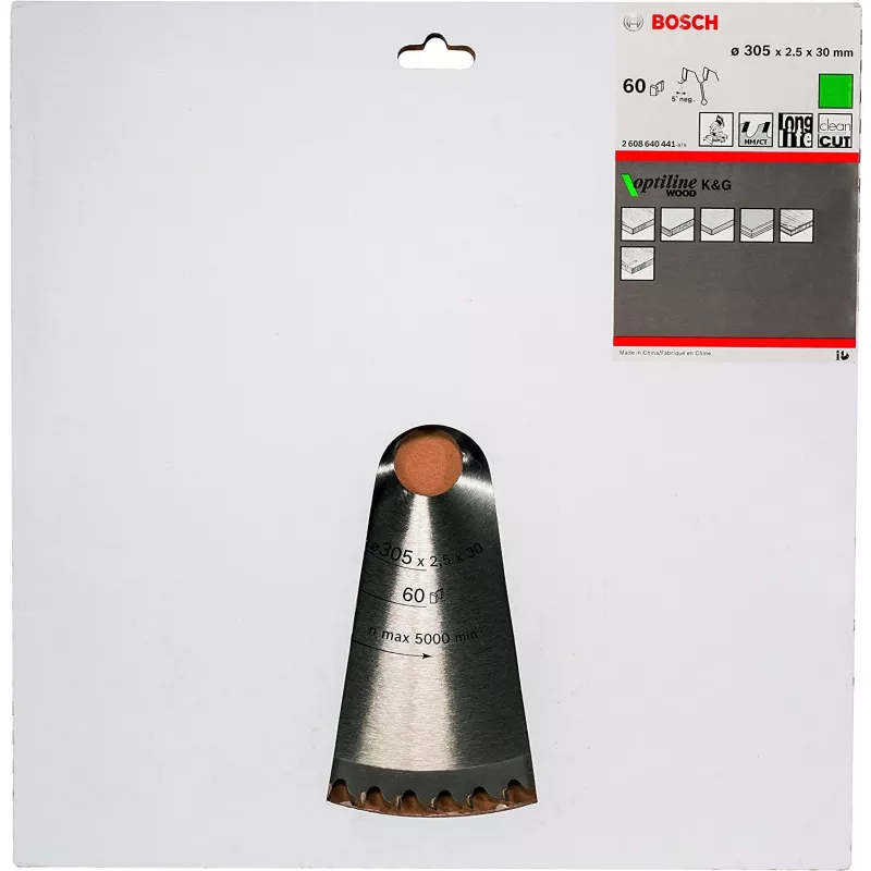 Bosch Optiline Wood diskinis pjūklas medžiui, 30,5 cm, 1 vnt.
