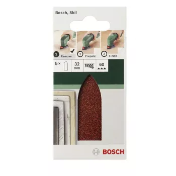 Bosch 2609256A39 šlifavimo lakštų rinkinys 5 vnt.