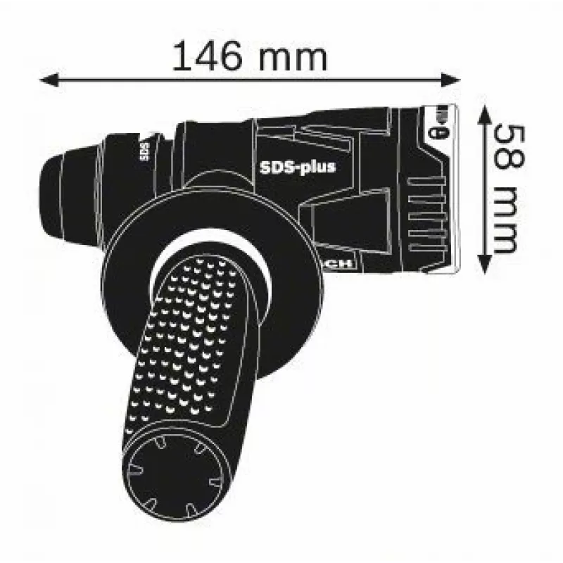 Bosch GHA FC2 Professional sraigtinio griebtuvo adapteris