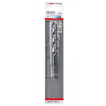 Gręžtuvas Bosch HSS šešiakampiu kotu 9 mm