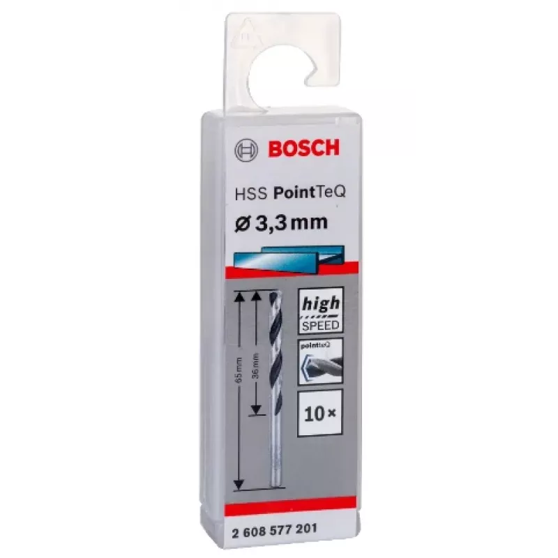 Gręžtuvas Bosch HSS PointTeQ 3,3 mm