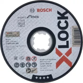 Bosco pjovimo diskas 125 mm 22.23 mm 2608619265 1 vnt. nerūdijančiam plienui
