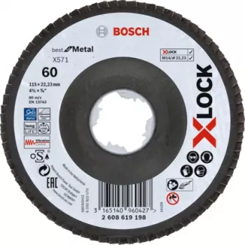 Bosch 2 608 619 198 šlifavimo disko priedas – atvartinis diskas