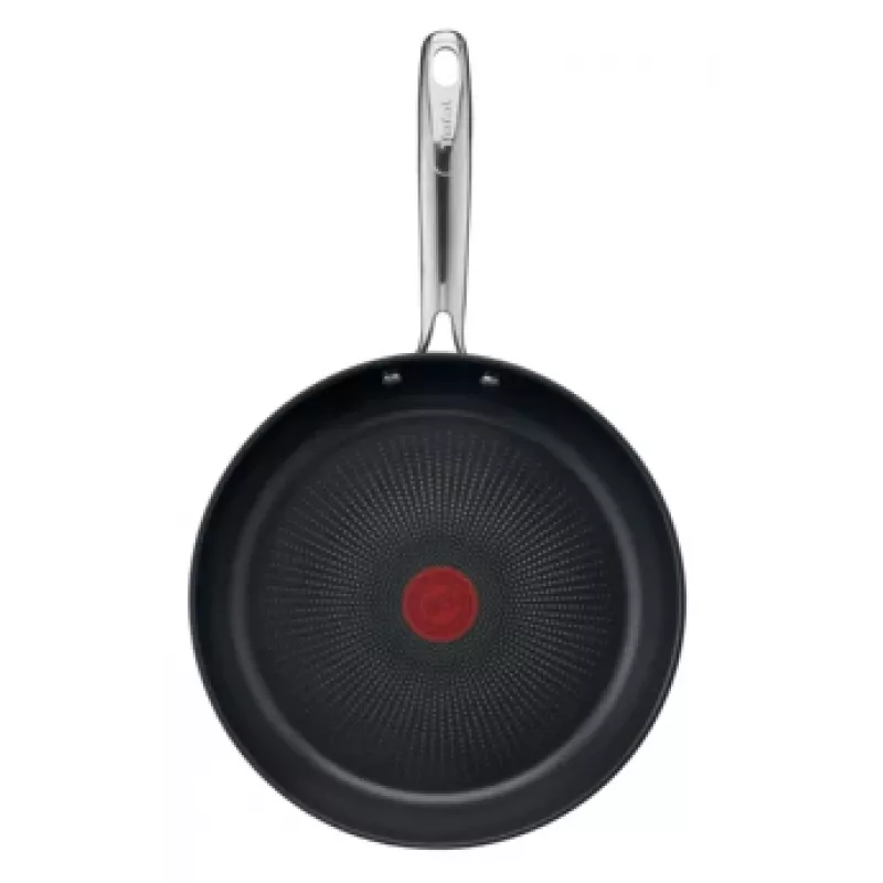 Visavertė keptuvė Tefal DUETTO+ G7320434 24 cm – nerūdijantis plienas, be PFOA, juoda