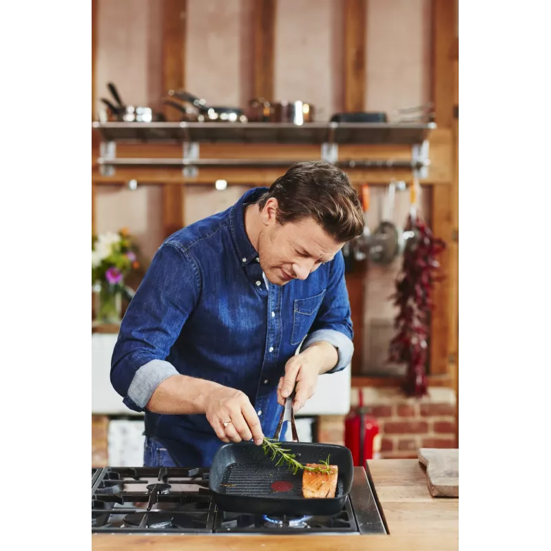 Tefal Jamie Oliver E24541 kvadratinis kepimo indas 2,5 L juodas