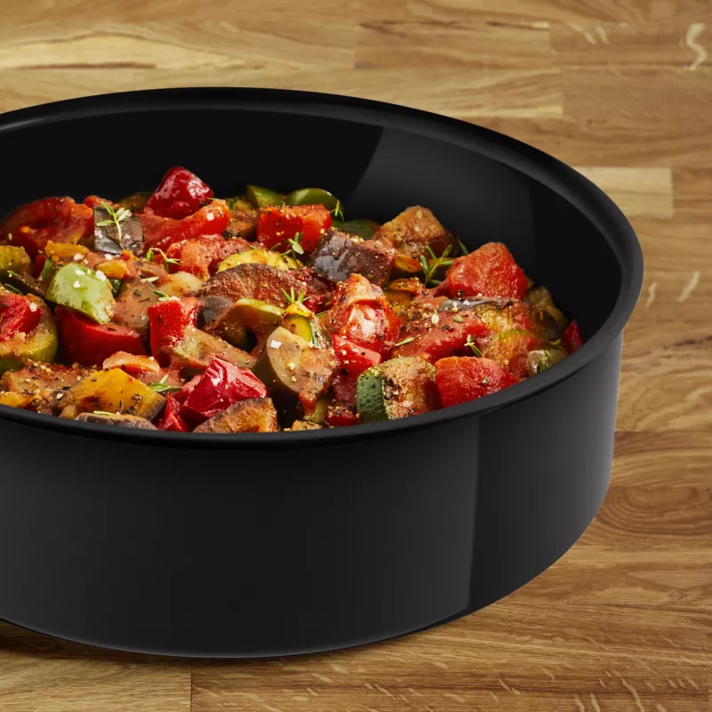 Tefal Change Black C4763225 keptuvė wok tipo, apvali, 24 cm, 3.3 L