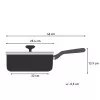 Tefal Cook & Change C4853235 keptuvė wok 24 cm juoda