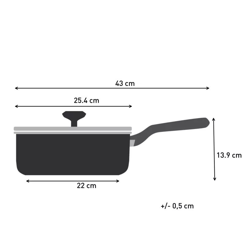 Tefal Cook & Change C4853235 keptuvė wok 24 cm juoda