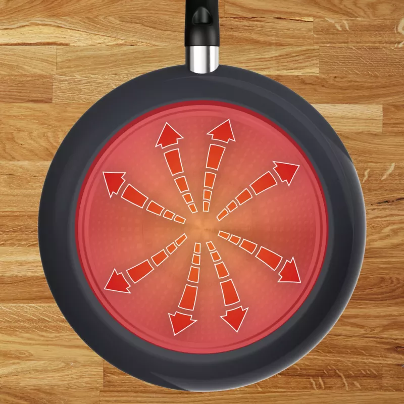 Tefal Cook & Change C4853235 keptuvė wok 24 cm juoda