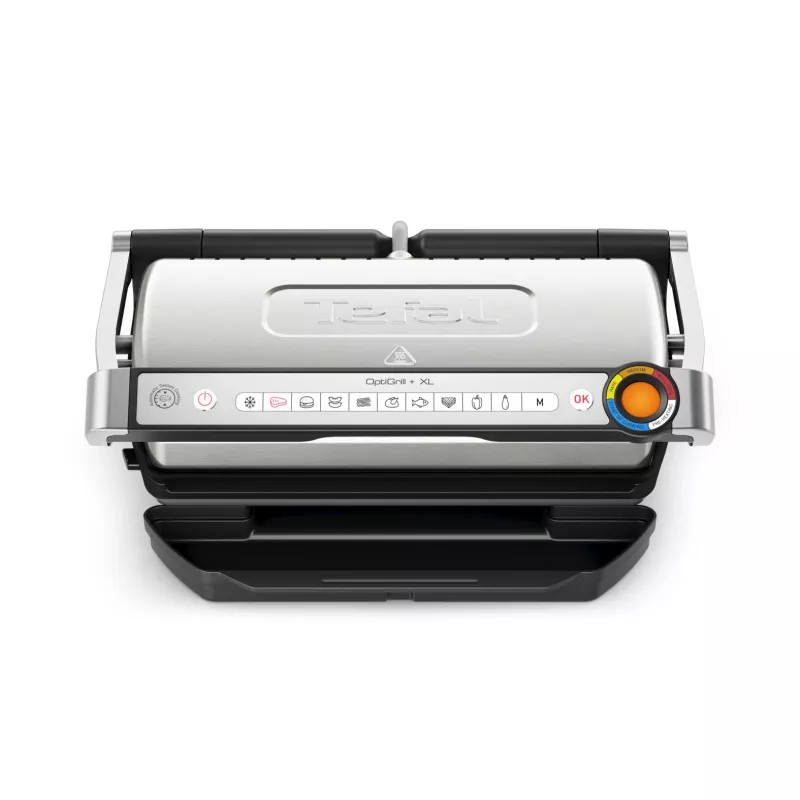 Kontaktinė grilio keptuvė Tefal Optigrill+ XL GC727D10 – 2000 W, stačiakampis metalinis korpusas
