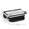 Kontaktinė grilio keptuvė Tefal Optigrill+ XL GC727D10 – 2000 W, stačiakampis metalinis korpusas