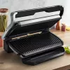 Kontaktinė grilio keptuvė Tefal Optigrill+ XL GC727D10 – 2000 W, stačiakampis metalinis korpusas