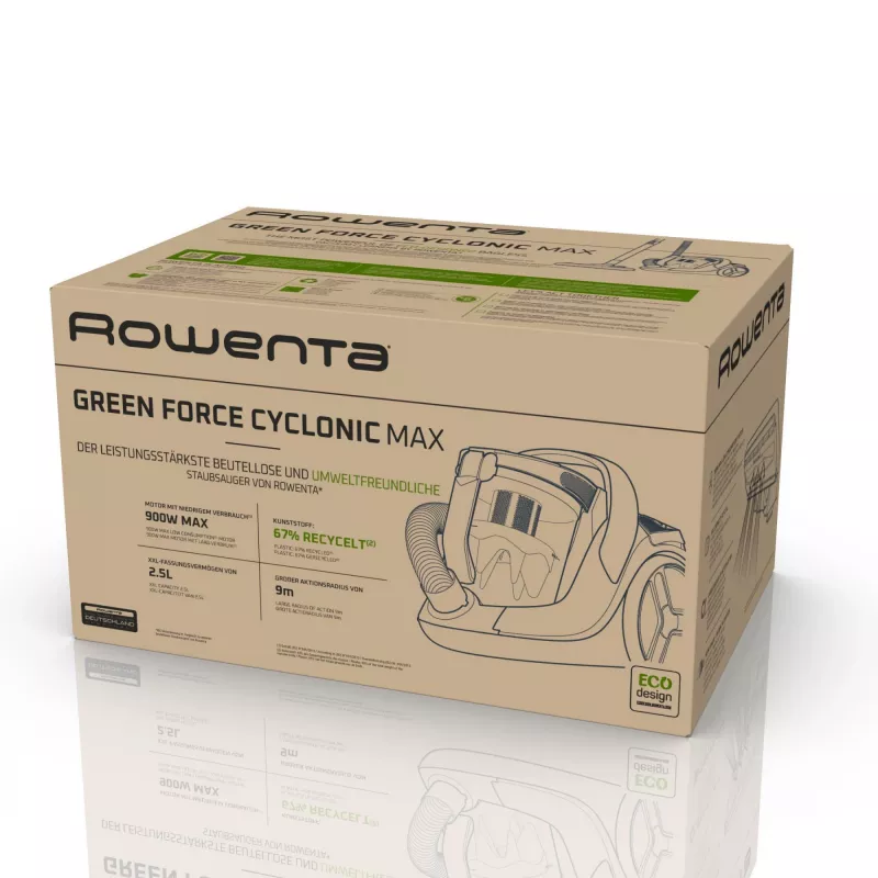 Rowenta RO7B12 2.5 L dulkių siurblys su ciklonu, 900 W, be maišelio