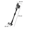 Belaidis siurblys Rowenta X-Force Flex 12.60 NEO RH9L55E0, 2-in-1, 0,65 l, juodas