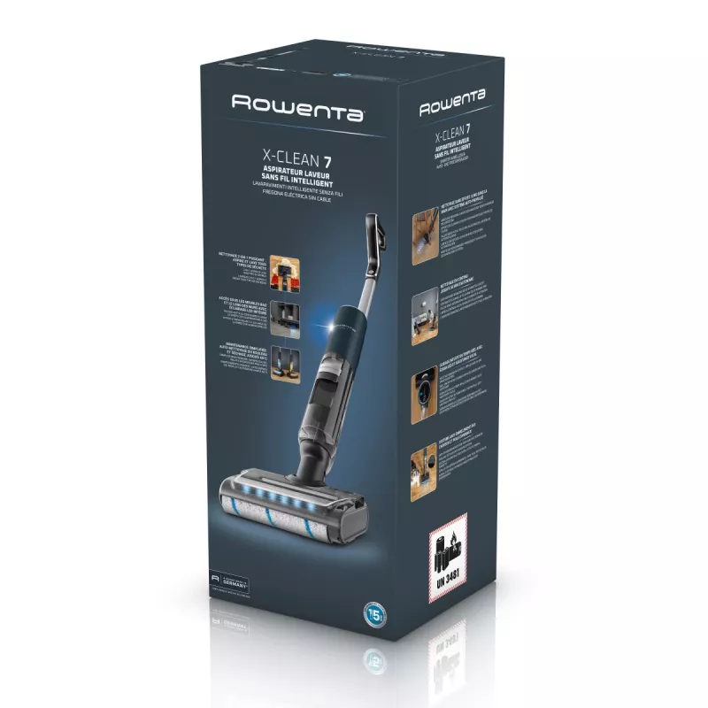 Rowenta X-Clean 7 GZ5735E0 belaidis šlapio ir sauso valymo siurblys