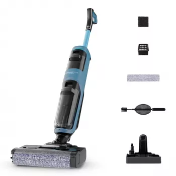 Rowenta X-Clean 2 GZ2271E0 belaidis dulkių siurblys šlapiai ir sausai valyti, be maišelio, mėlynas