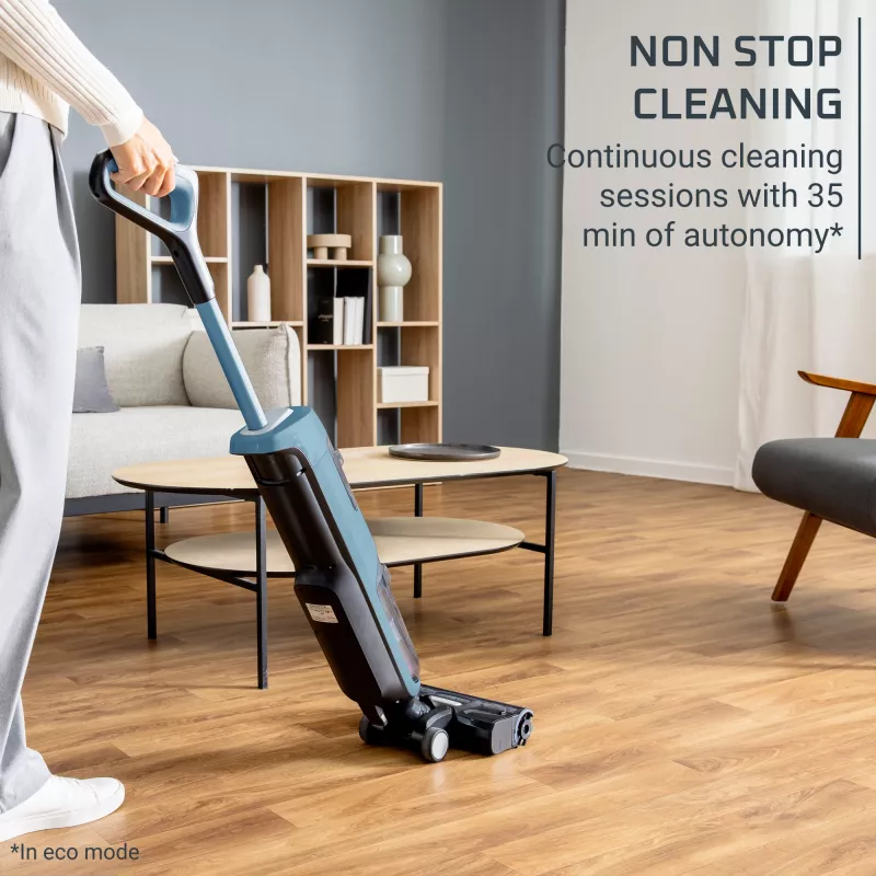 Rowenta X-Clean 2 GZ2271E0 belaidis dulkių siurblys šlapiai ir sausai valyti, be maišelio, mėlynas