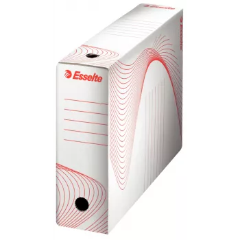 Esselte 128001 dėžutė byloms laikyti, kartoninė, raudona ir balta